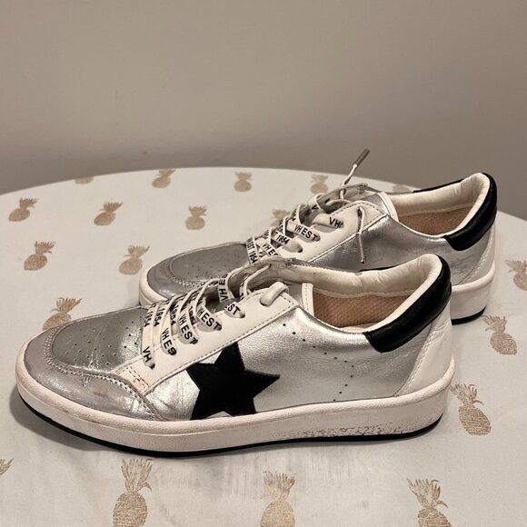 Vintage Havana Shoes | Vintage Havana Cristo Sneaker Washed Silver - Picture 6 of 6